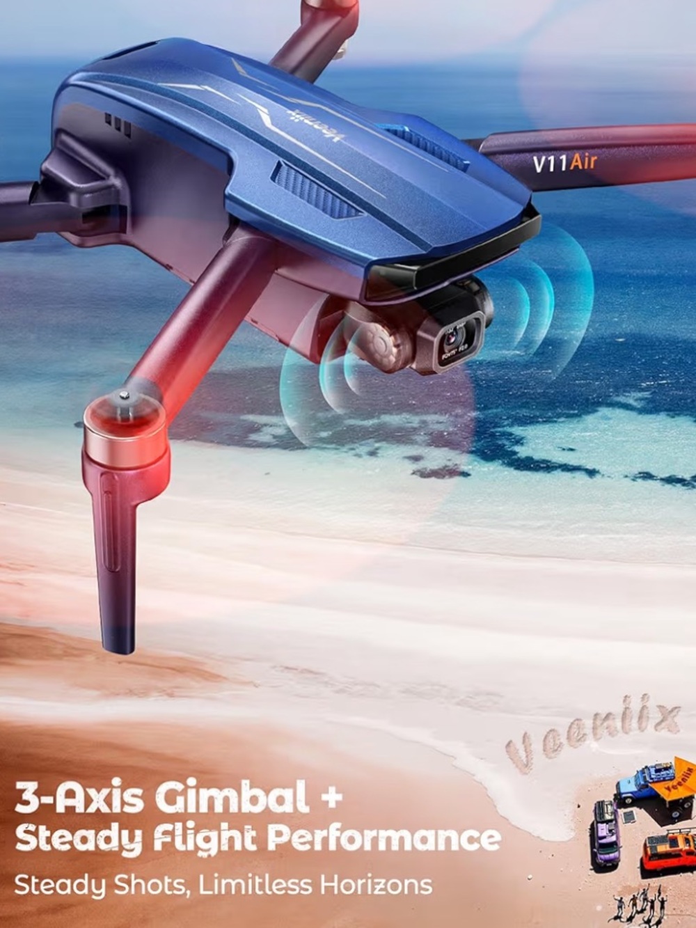 Veenix V11Air Drone with 6K UHD Camera - Picture 3 of 7